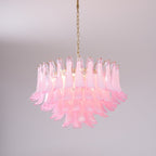 Aurora Lustre Rose Verre Feuille Superposé Florale Glamour - Neutralighting