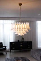 Aurora Lustre Rose Verre Feuille Superposé Florale Glamour - Neutralighting