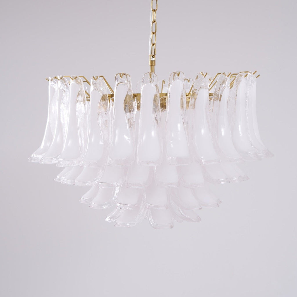 Aurora Lustre Rose Verre Feuille Superposé Florale Glamour - Neutralighting