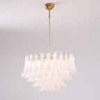Aurora Lustre Rose Verre Feuille Superposé Florale Glamour - Neutralighting