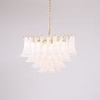 Aurora Lustre Rose Verre Feuille Superposé Florale Glamour - Neutralighting