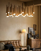 Armarila Firewood Stick Wood Chandelier - Neutralighting