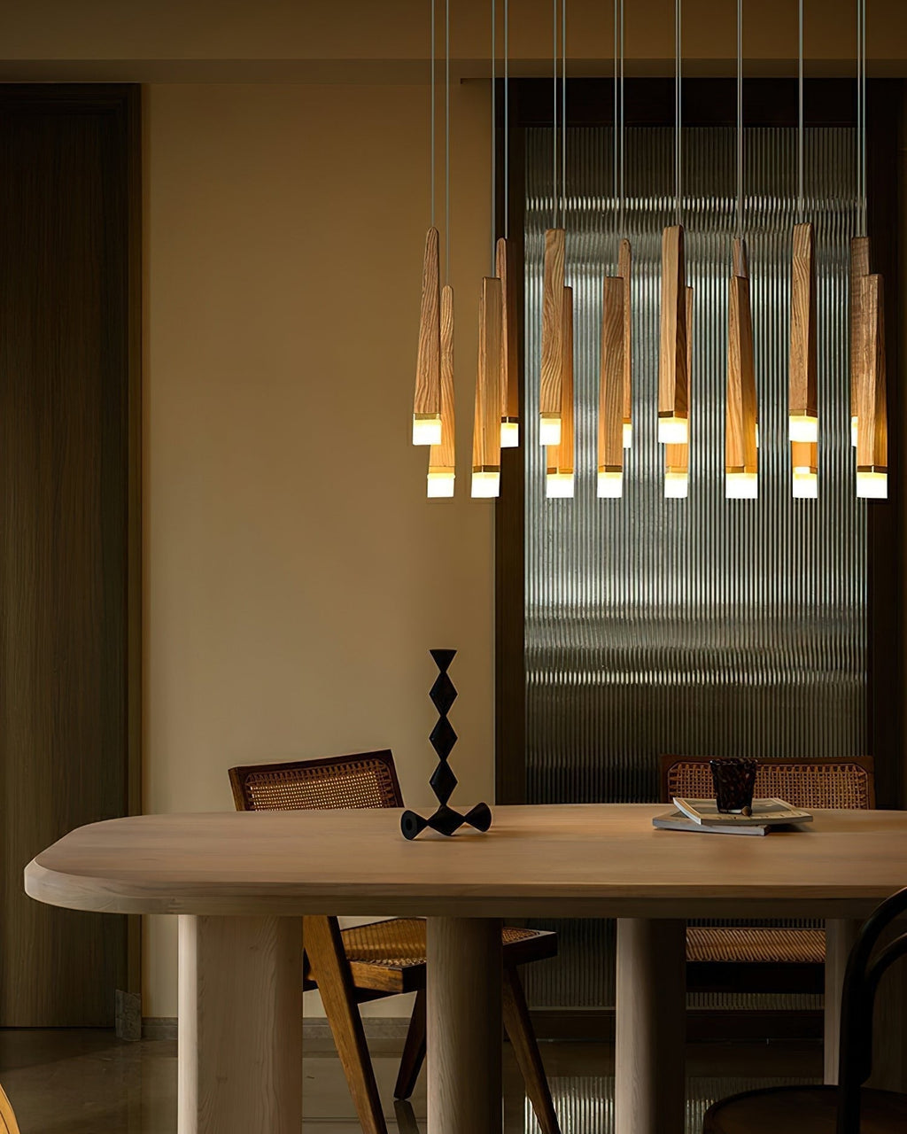 Armarila Firewood Stick Wood Chandelier - Neutralighting