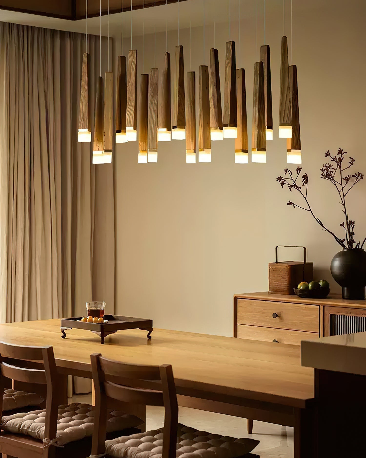 Armarila Firewood Stick Wood Chandelier - Neutralighting