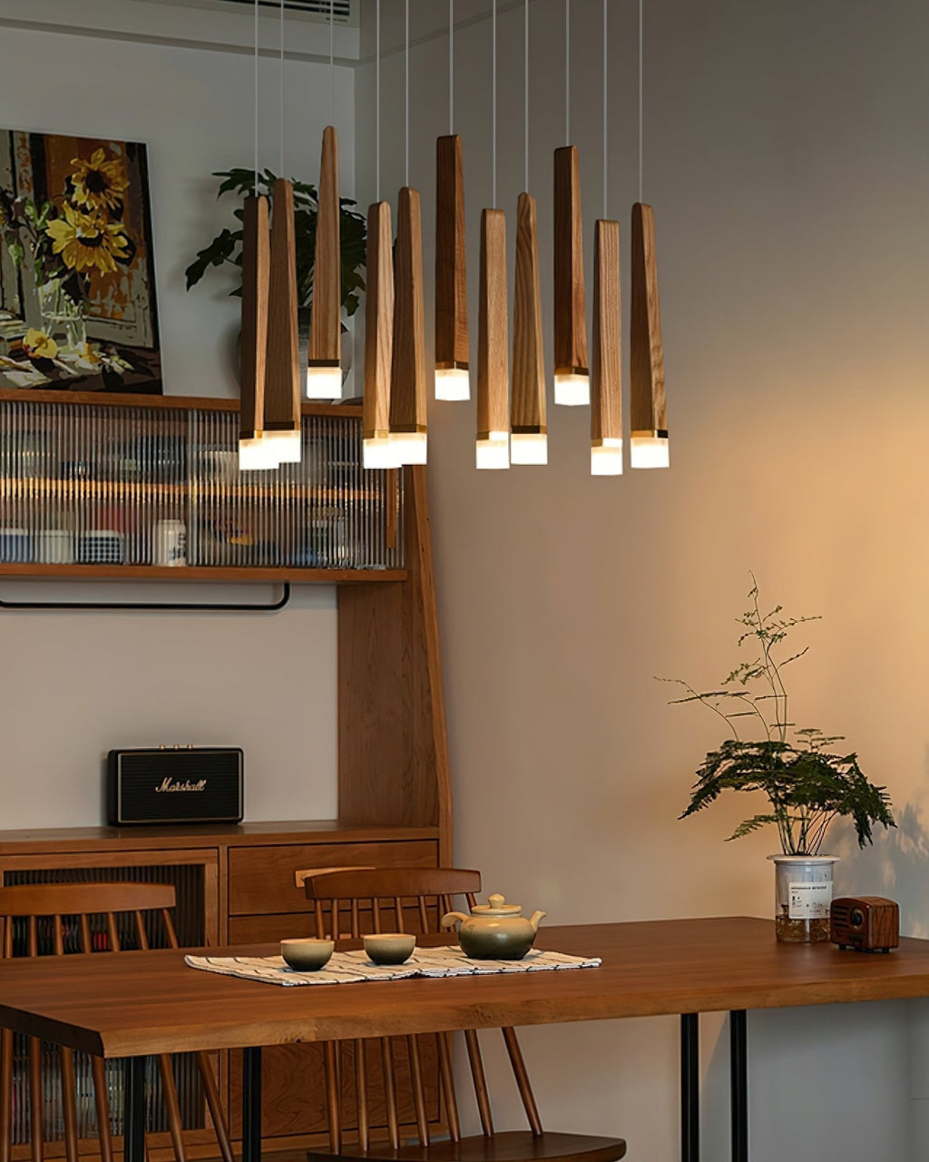 Armarila Firewood Stick Wood Chandelier - Neutralighting