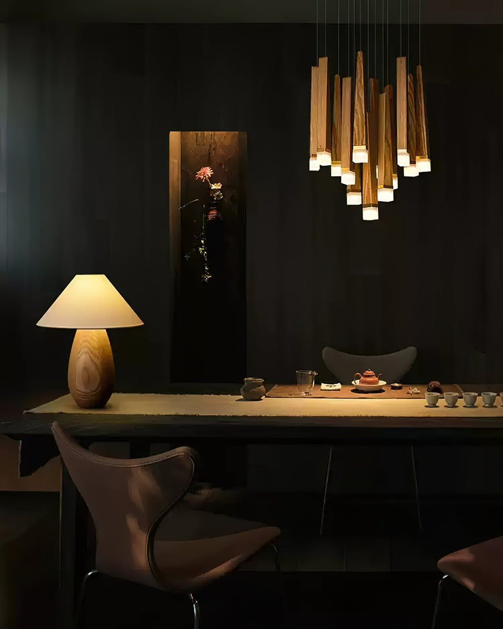Armarila Firewood Stick Wood Chandelier - Neutralighting