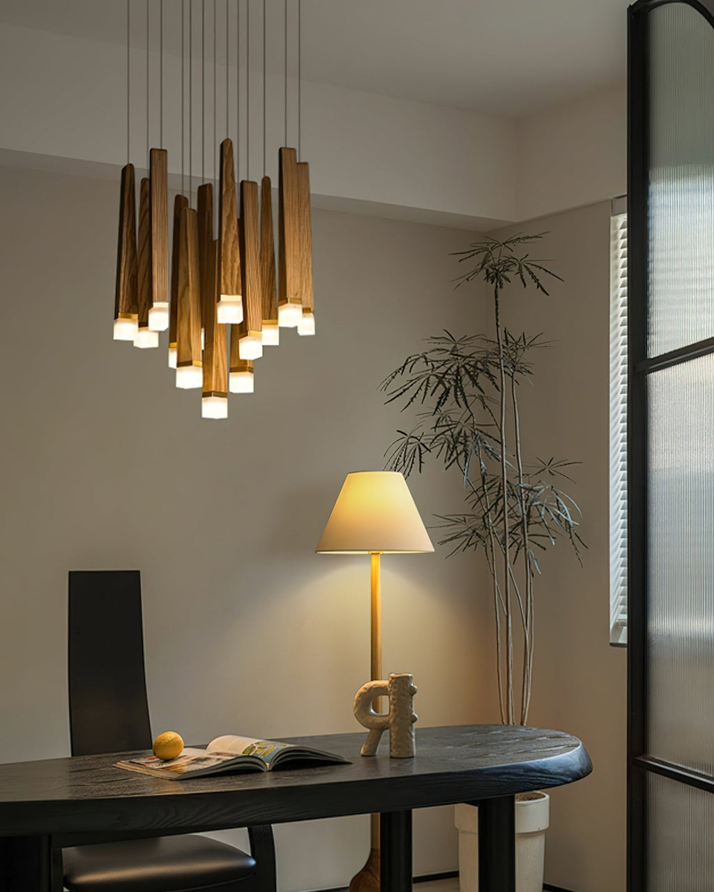 Armarila Firewood Stick Wood Chandelier - Neutralighting