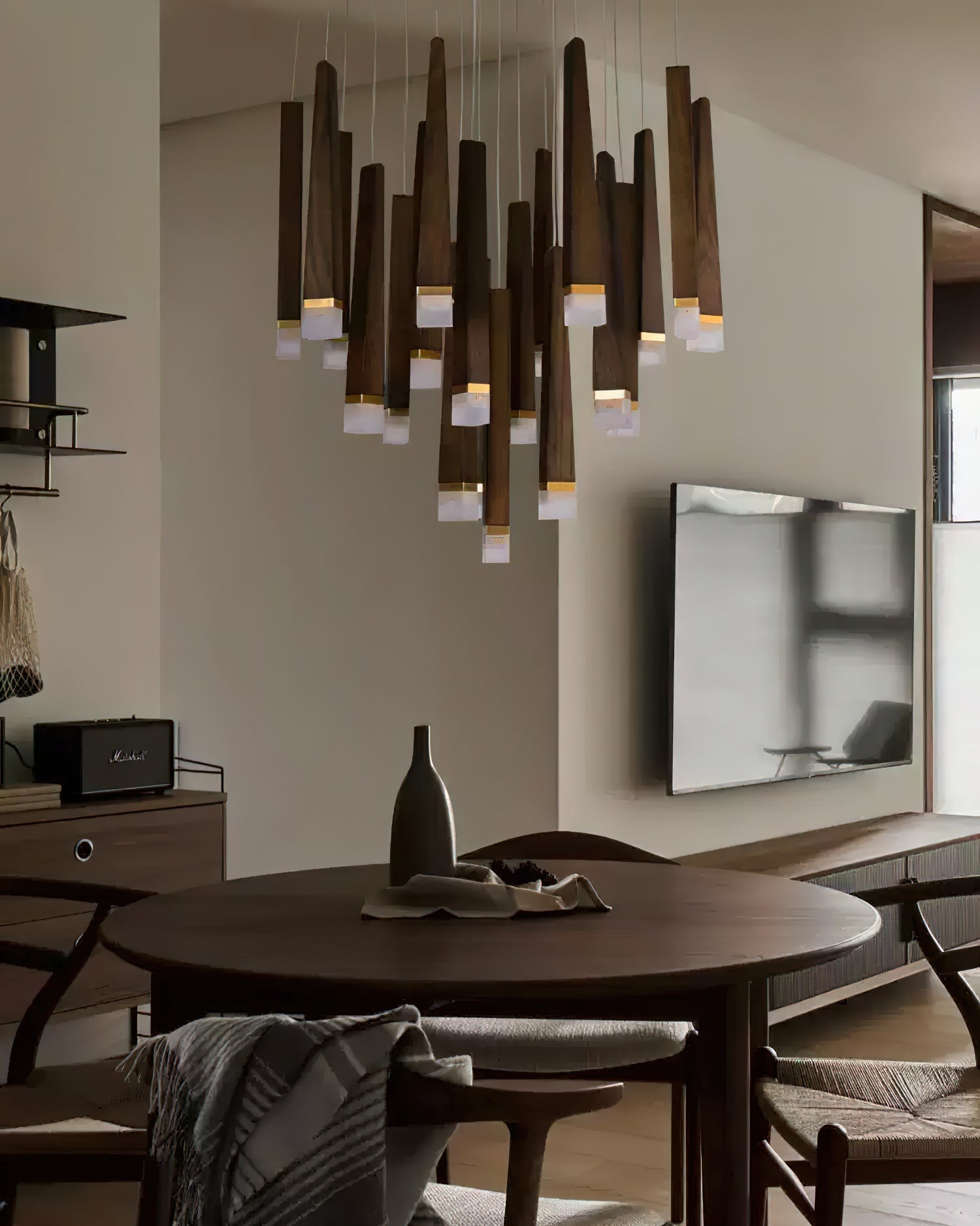 Armarila Firewood Stick Wood Chandelier - Neutralighting