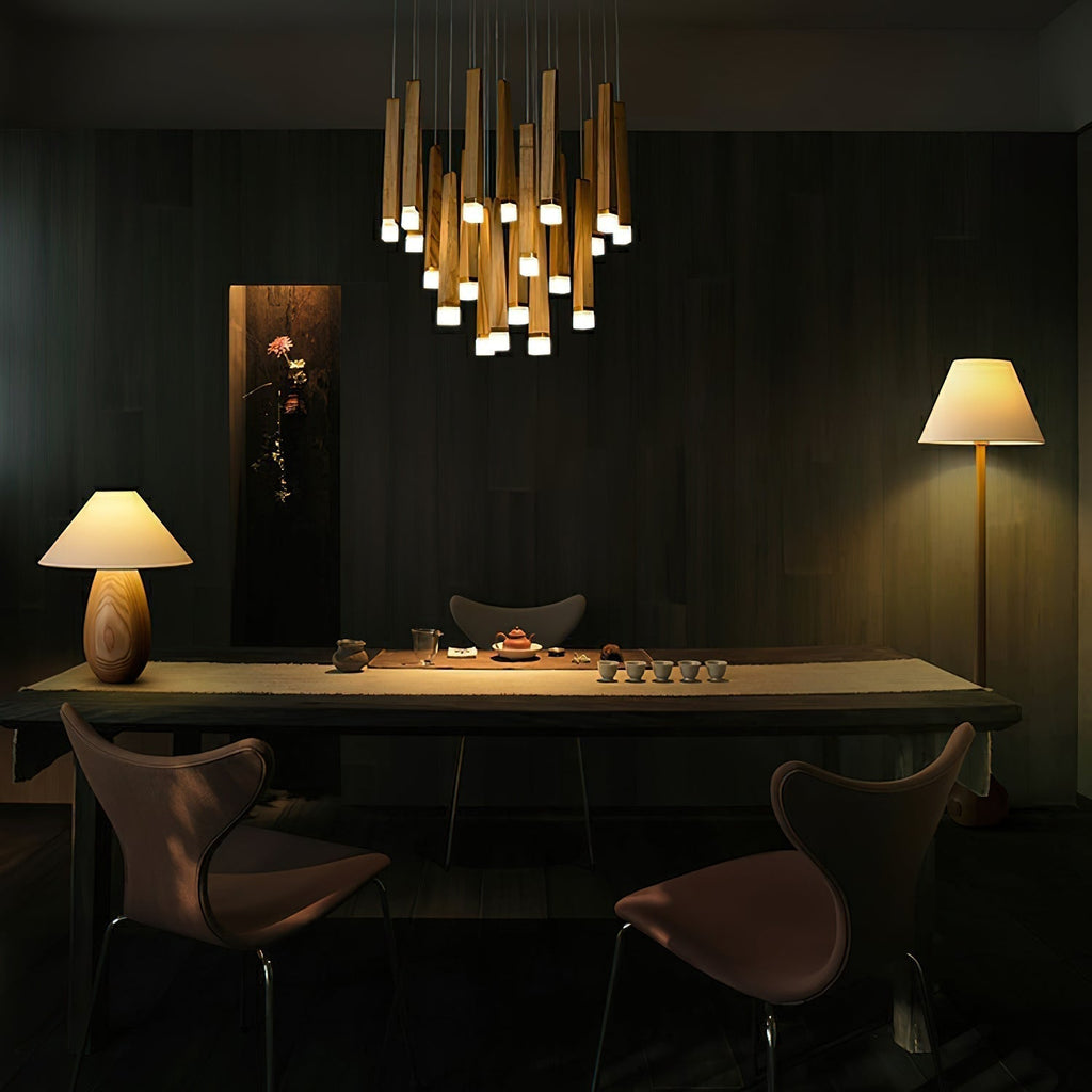 Armarila Firewood Stick Wood Chandelier - Neutralighting