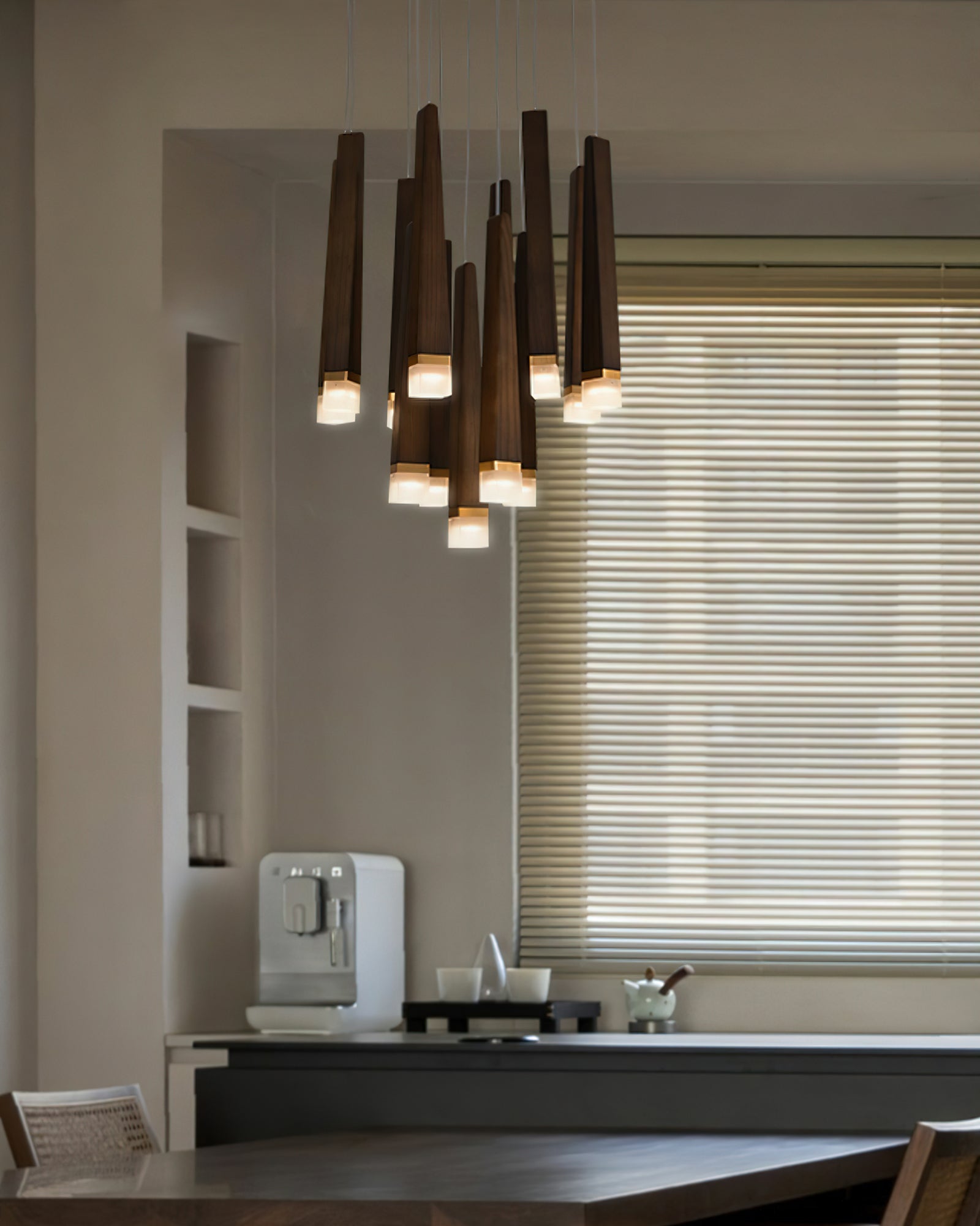 Armarila Firewood Stick Wood Chandelier - Neutralighting