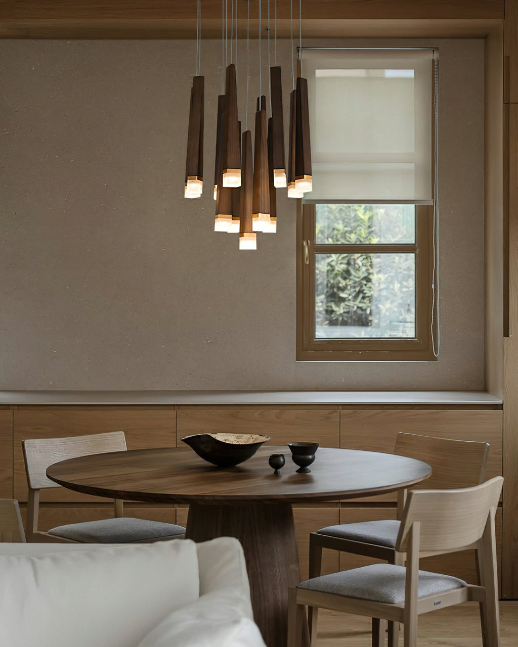 Armarila Firewood Stick Wood Chandelier - Neutralighting