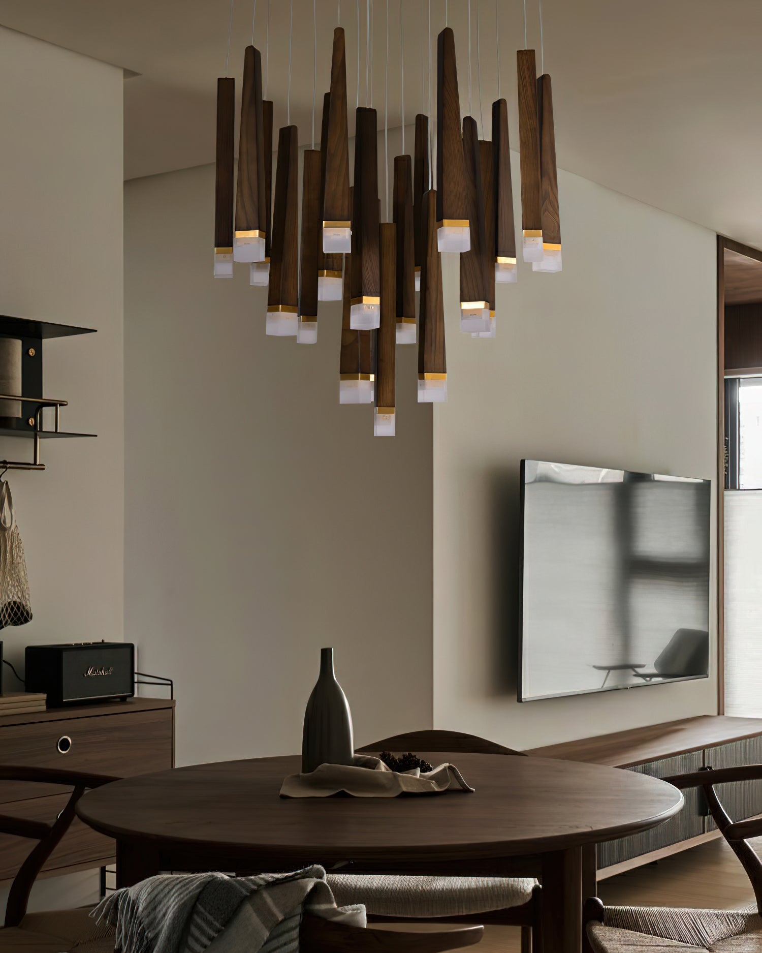 Armarila Firewood Stick Wood Chandelier - Neutralighting