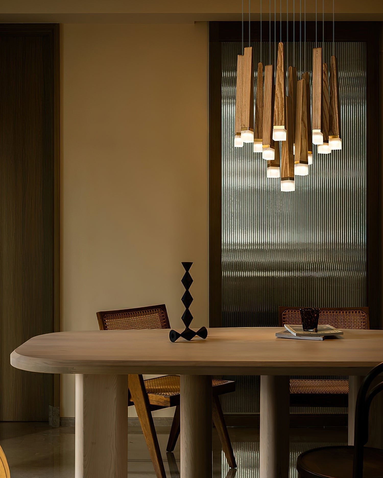 Armarila Firewood Stick Wood Chandelier - Neutralighting