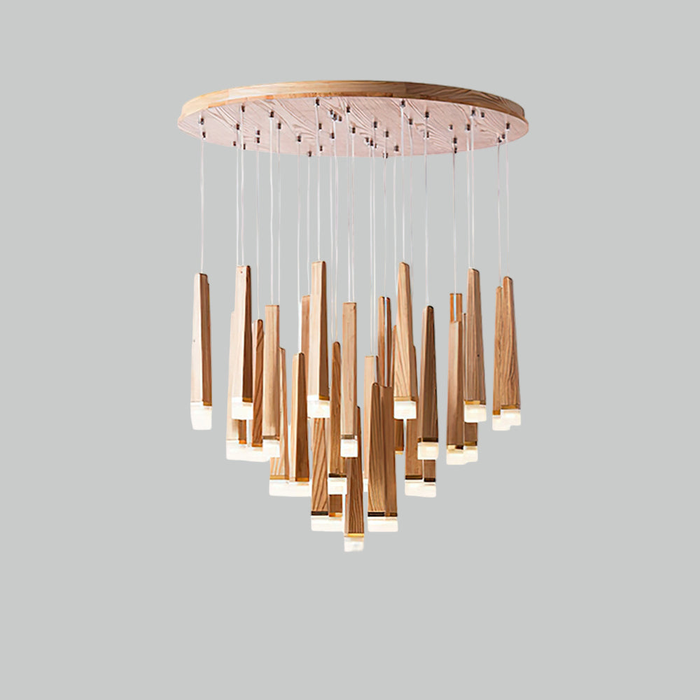 Armarila Firewood Stick Wood Chandelier - Neutralighting