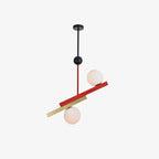 Solara Suspension Double Globe Barres Linéaires Géométrique - Neutralighting