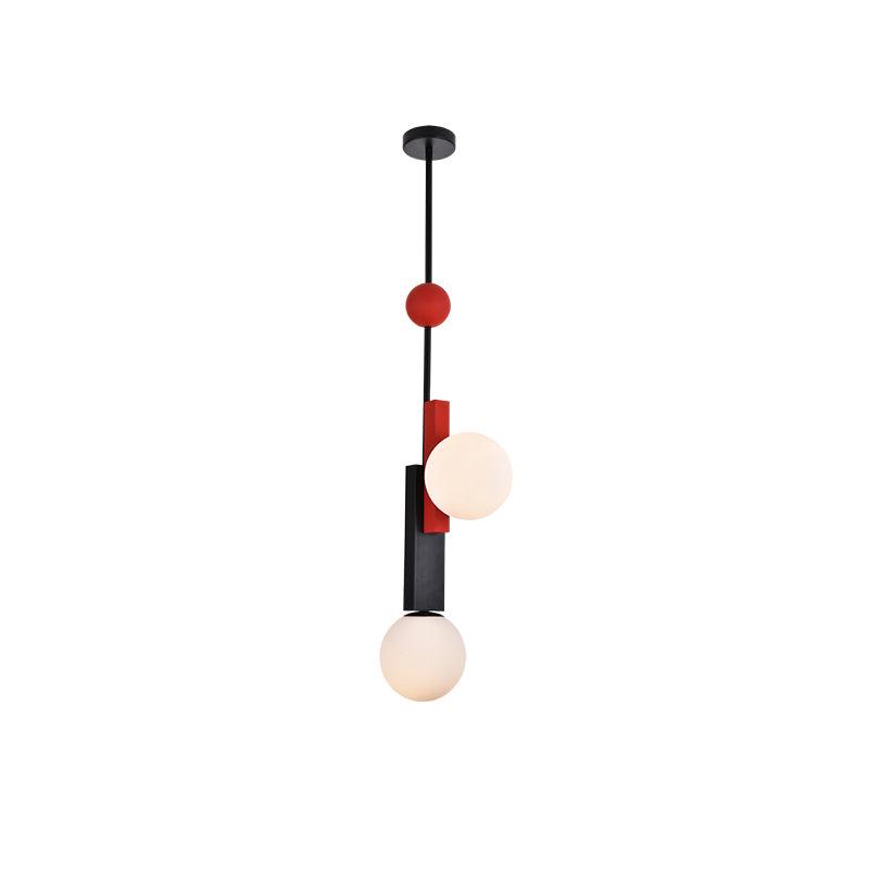 Solara Suspension Double Globe Barres Linéaires Géométrique - Neutralighting