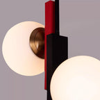 Solara Suspension Double Globe Barres Linéaires Géométrique - Neutralighting