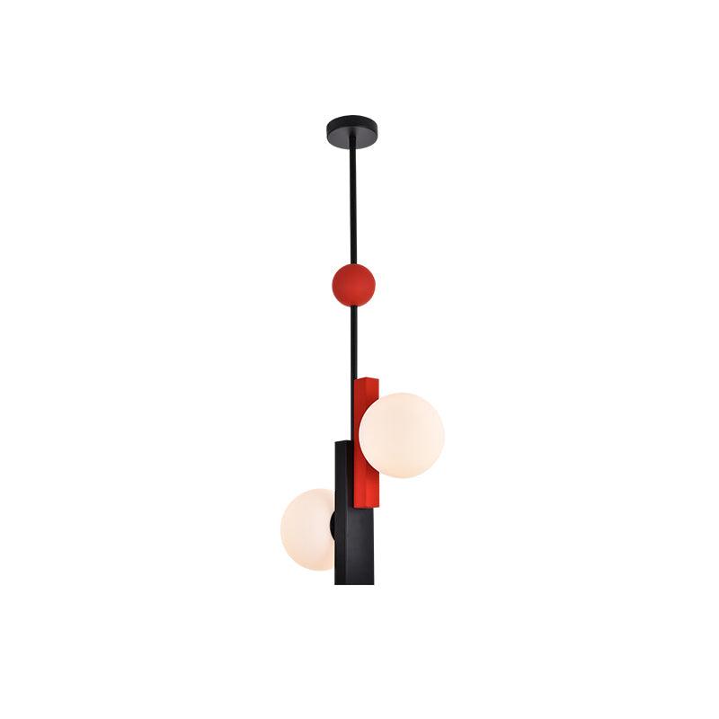 Solara Suspension Double Globe Barres Linéaires Géométrique - Neutralighting