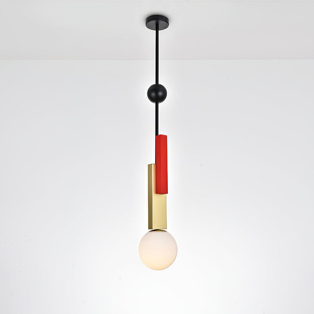 Solara Suspension Double Globe Barres Linéaires Géométrique - Neutralighting