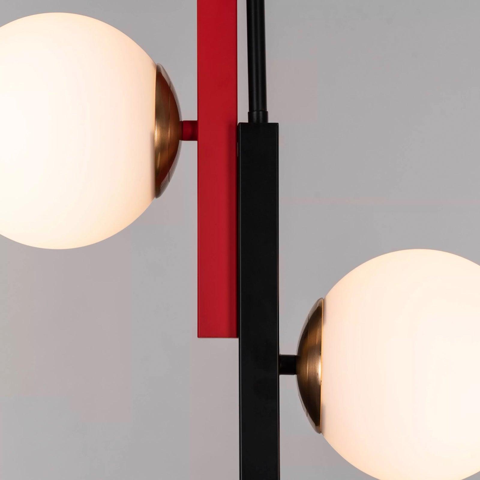 Solara Suspension Double Globe Barres Linéaires Géométrique - Neutralighting