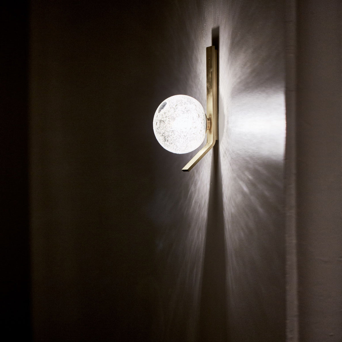 Fizi Applique Murale Cuivre Métal Verre Moderne - Neutralighting