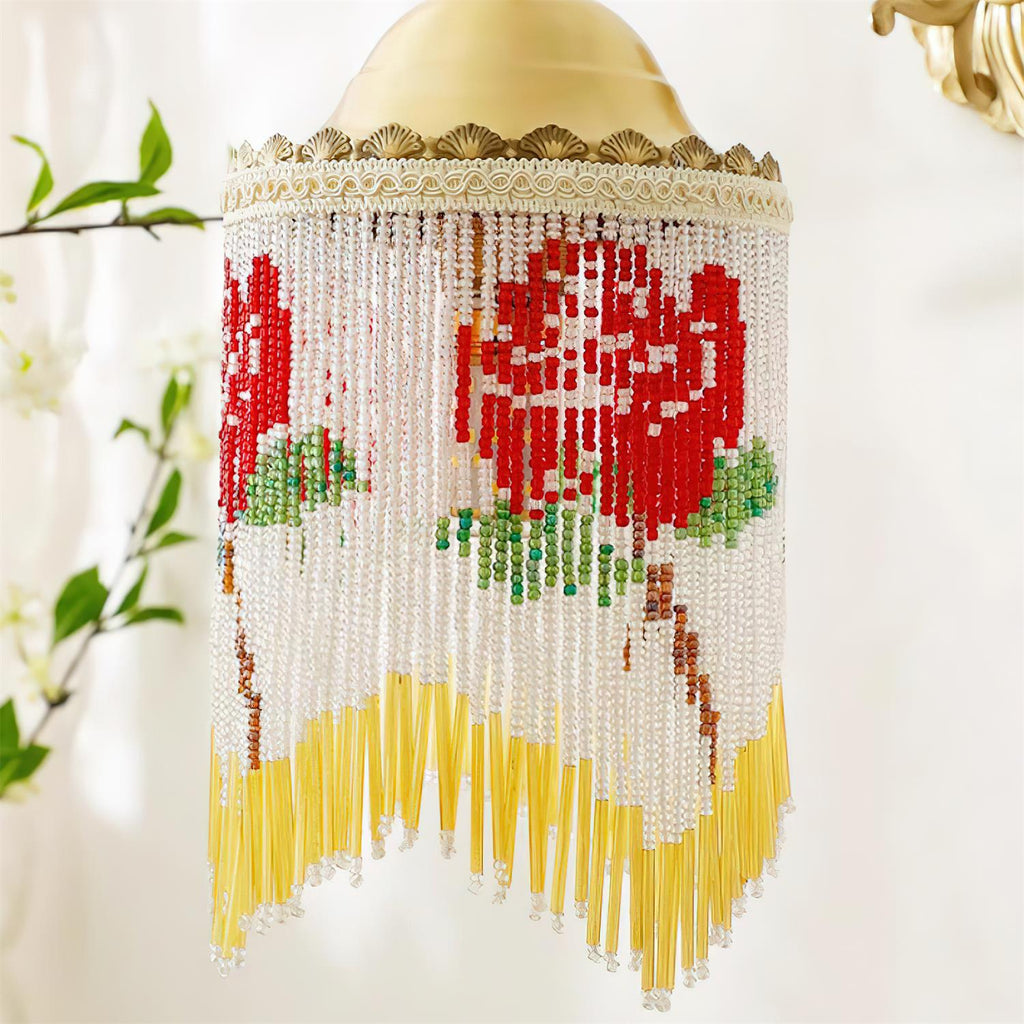 Flamenco Applique Murale Vintage à Perles - Neutralighting