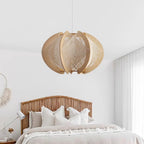 Calyraice Suspension en Bois et Corde de Chanvre - Neutralighting