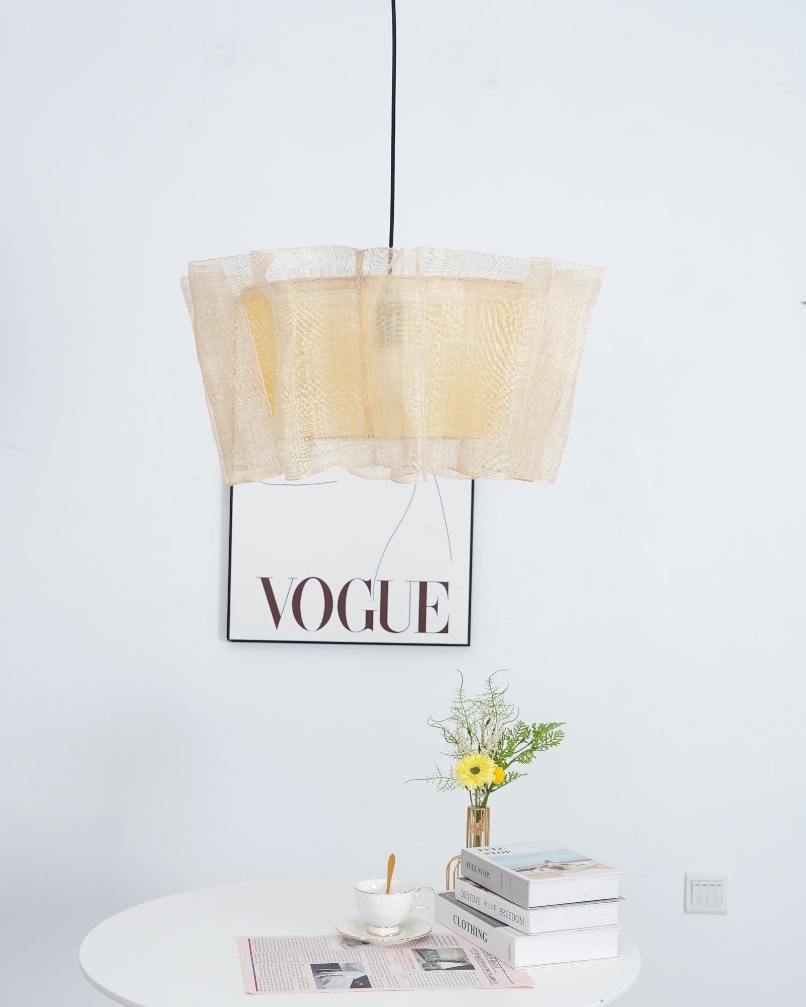 Fiorence Suspension Moderne en Chanvre de Manille - Neutralighting