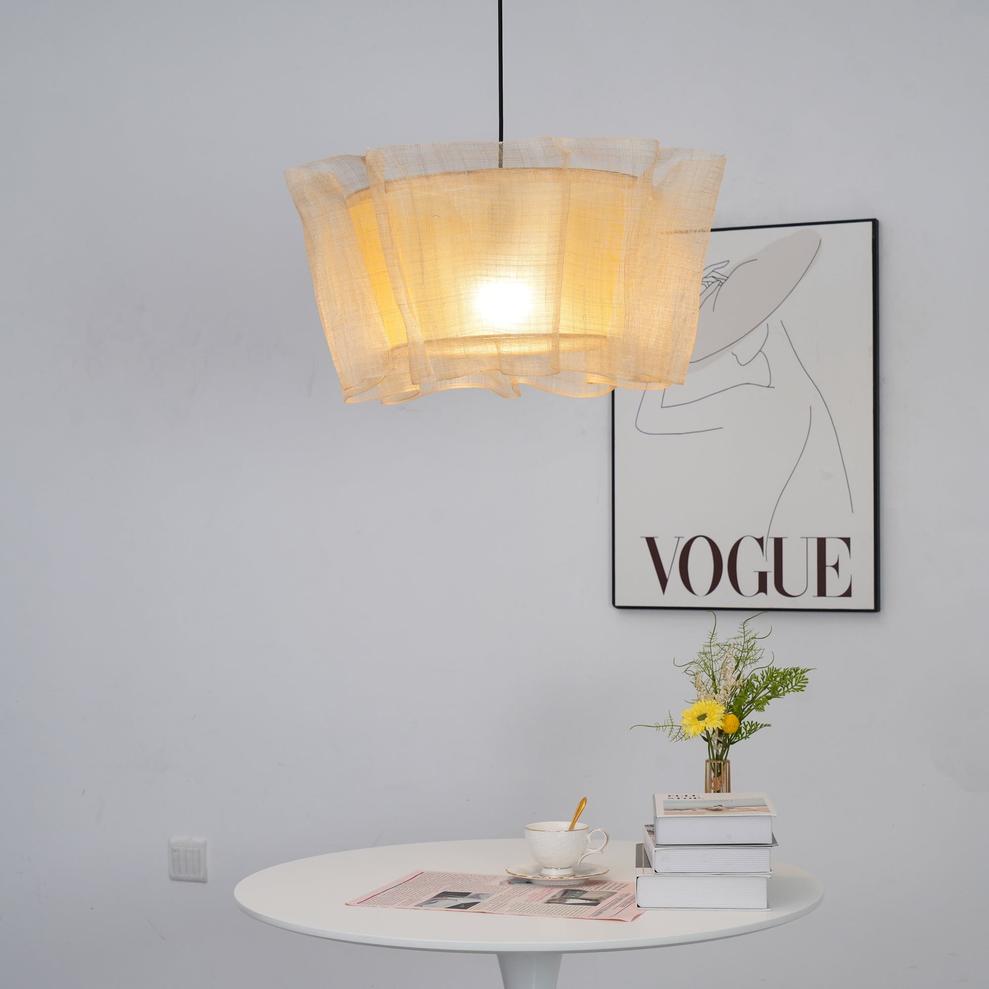 Fiorence Suspension Moderne en Chanvre de Manille - Neutralighting