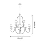 Flemish Lustre Fer Courbé Élégance - Neutralighting