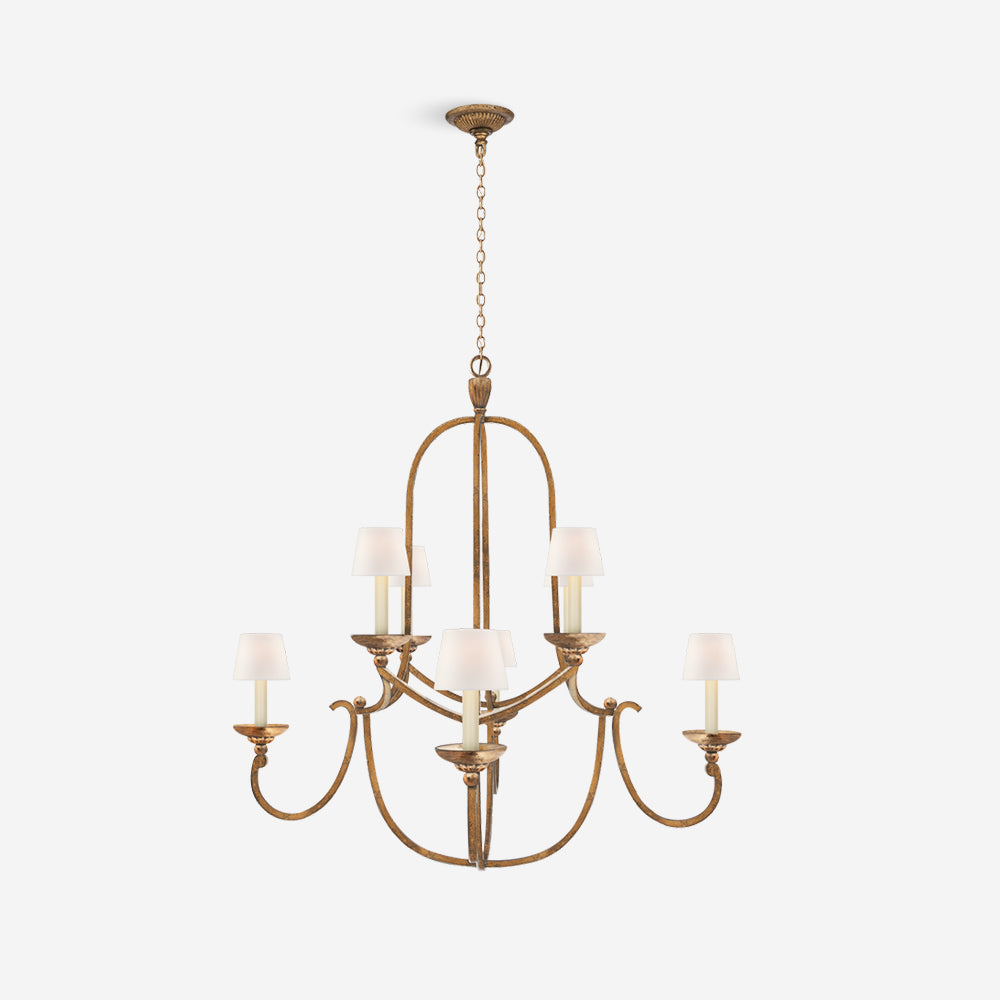 Flemish Lustre Fer Courbé Élégance - Neutralighting