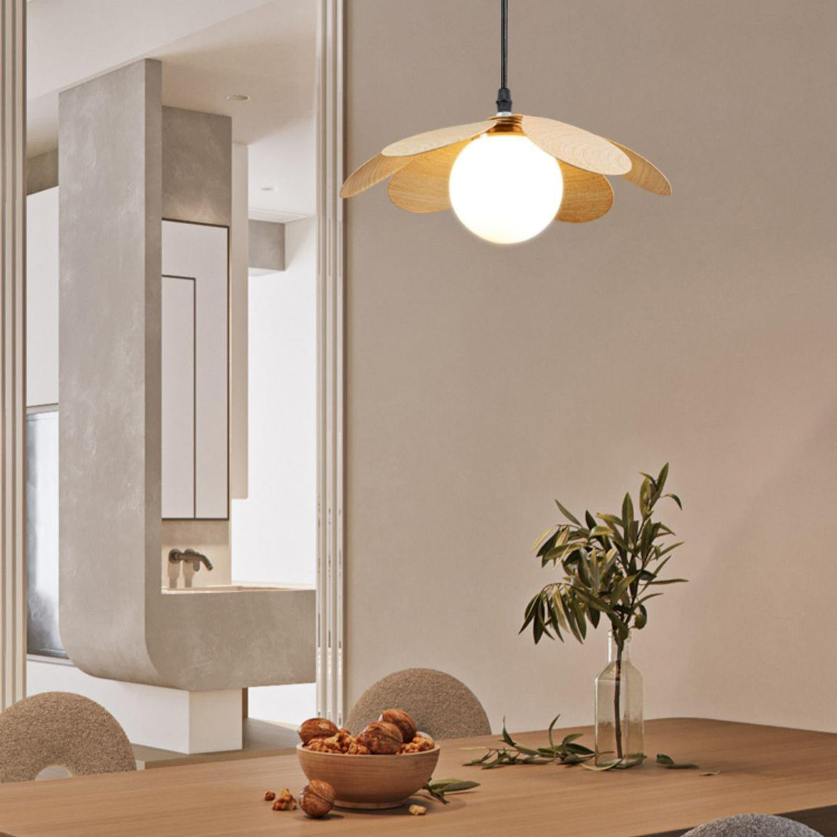 Arlenis Suspension Lampe en Verre Minimaliste - Neutralighting