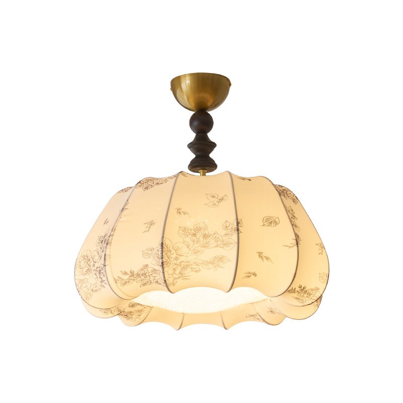 Fleurina Lampe Plafonnier en Tissu Art Nordique Premium - Neutralighting