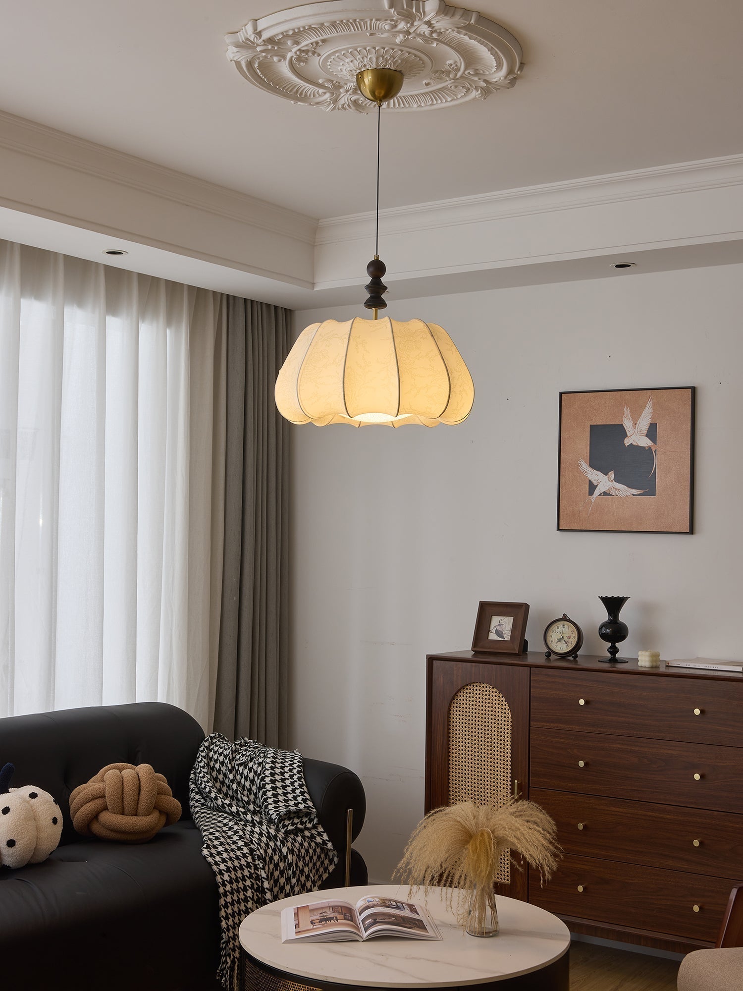 Asolira Suspension en Bois Vintage - Neutralighting