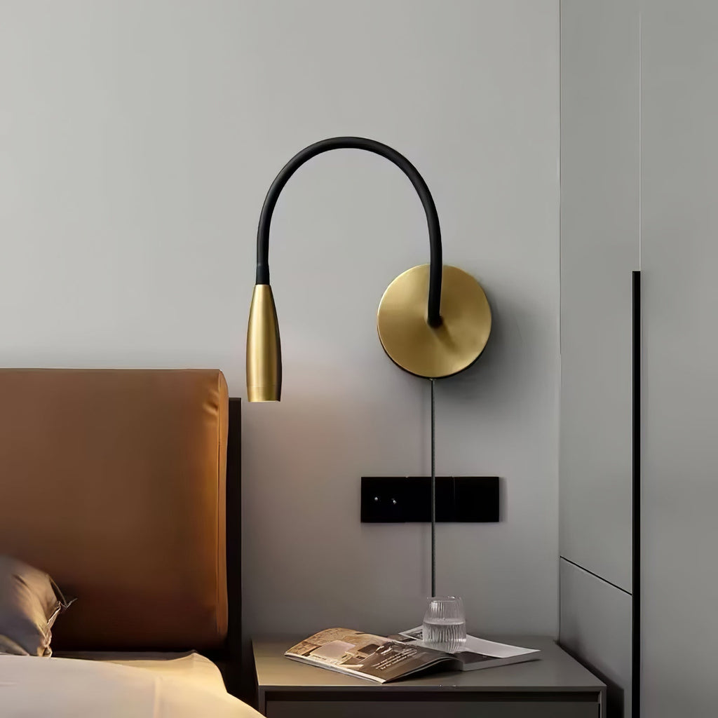Zodore Modern Minimalist Plug-in Wall Light - Neutralighting