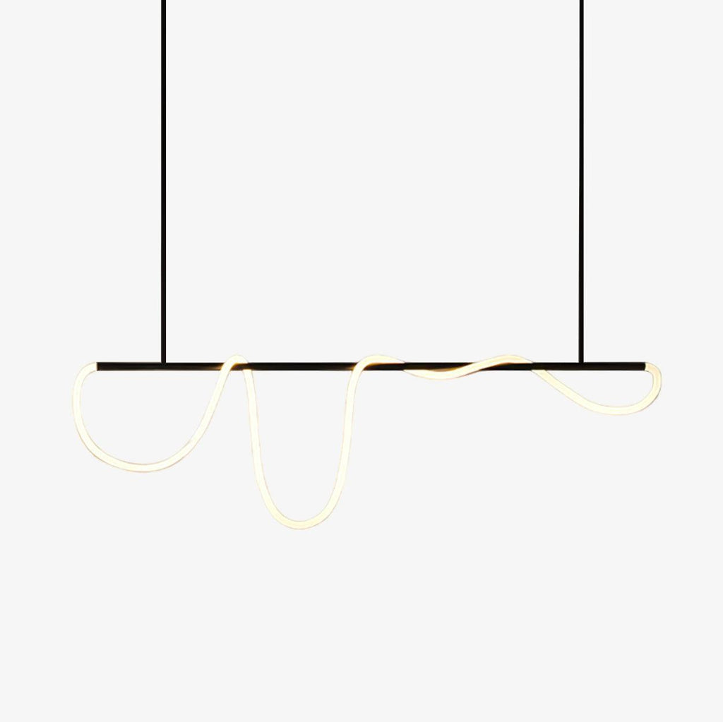 Lustra Chandelier Flexible Silicone Courbe Moderne Élégant - Neutralighting