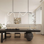 Lustra Chandelier Flexible Silicone Courbe Moderne Élégant - Neutralighting