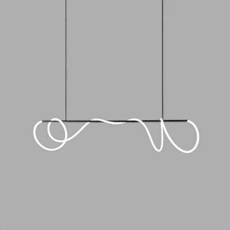 Lustra Chandelier Flexible Silicone Courbe Moderne Élégant - Neutralighting