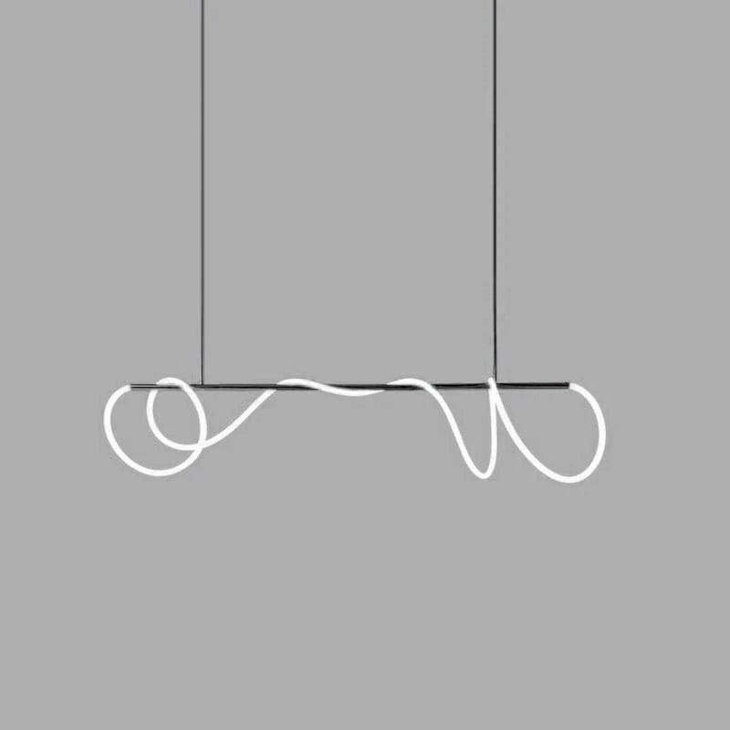 Lustra Chandelier Flexible Silicone Courbe Moderne Élégant - Neutralighting
