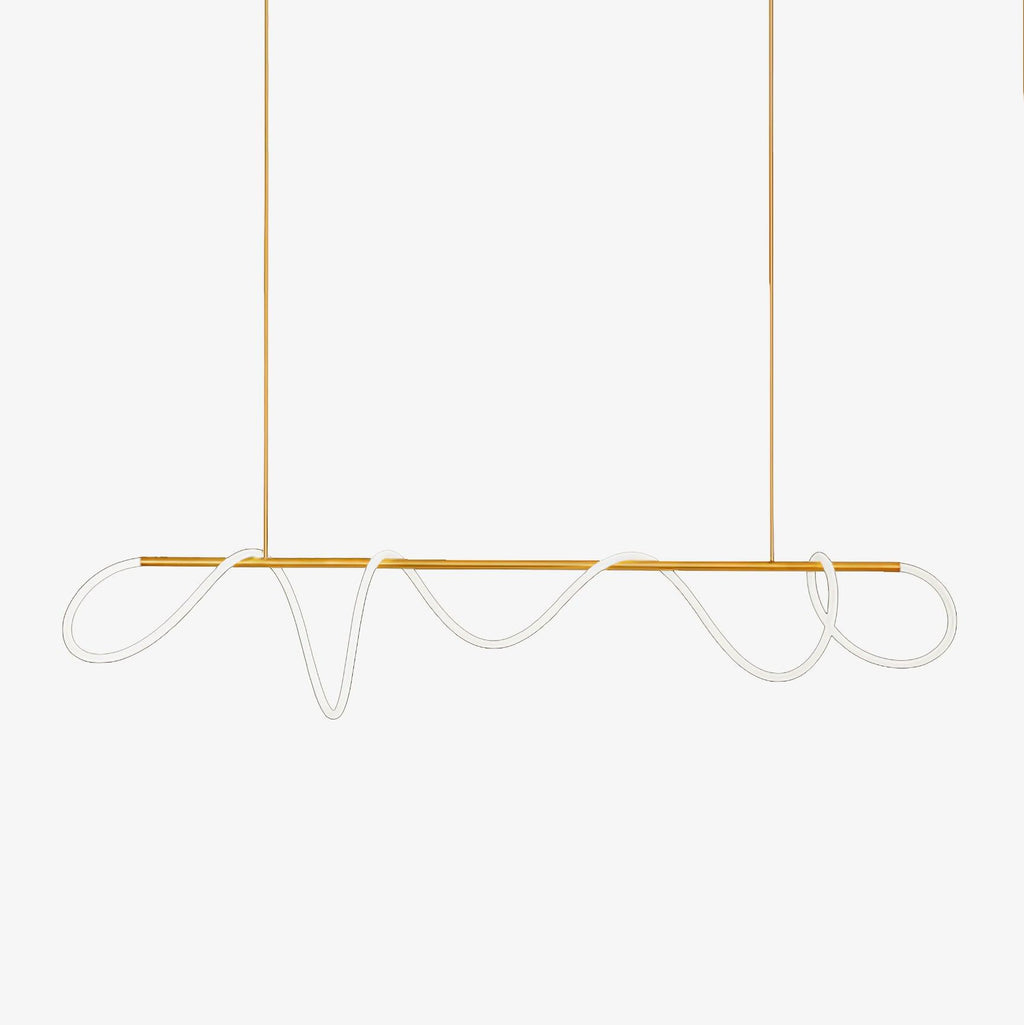 Lustra Chandelier Flexible Silicone Courbe Moderne Élégant - Neutralighting