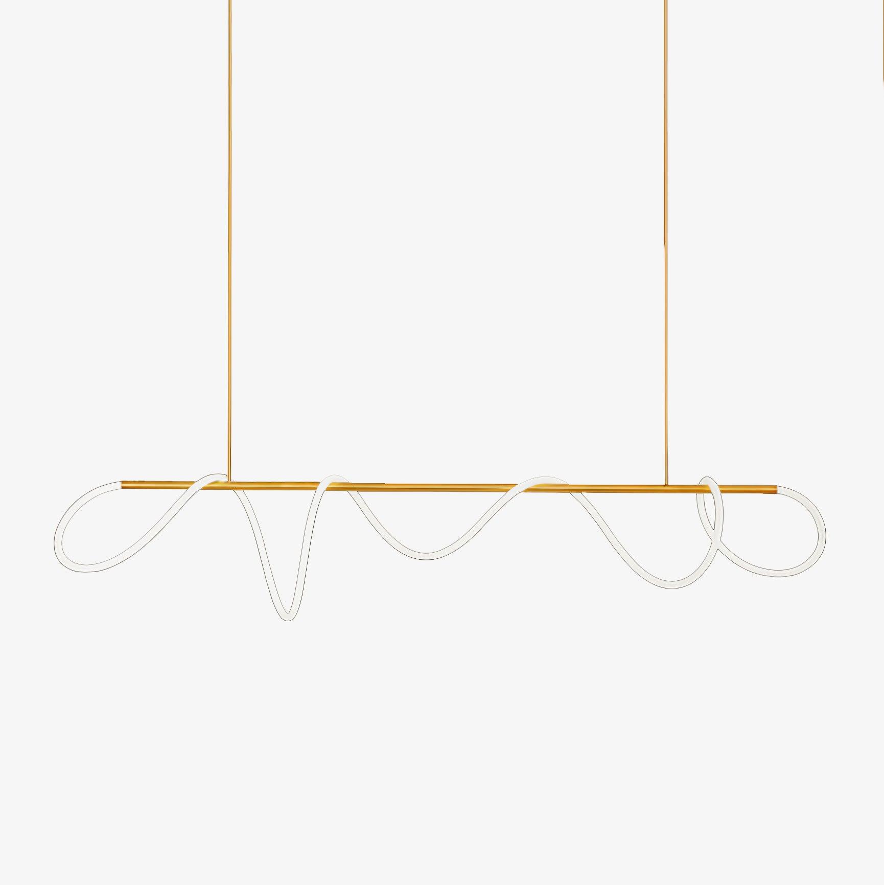 Lustra Chandelier Flexible Silicone Courbe Moderne Élégant - Neutralighting