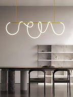 Lustra Chandelier Flexible Silicone Courbe Moderne Élégant - Neutralighting