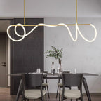 Lustra Chandelier Flexible Silicone Courbe Moderne Élégant - Neutralighting