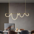 Lustra Chandelier Flexible Silicone Courbe Moderne Élégant - Neutralighting