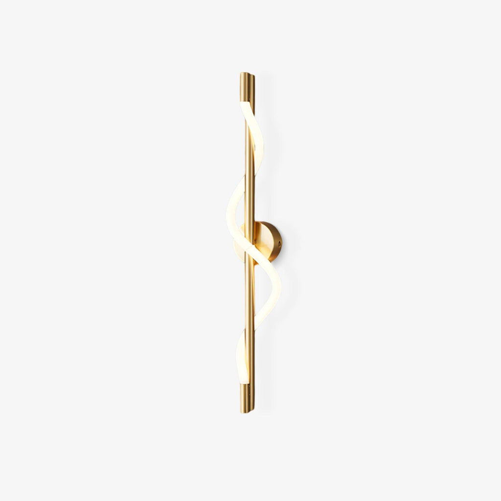 Fidora Applique murale sculpturale en laiton et silicone - Neutralighting