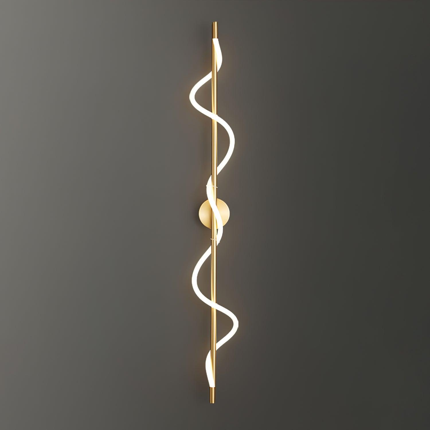 Fidora Applique murale sculpturale en laiton et silicone - Neutralighting