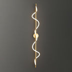 Fidora Applique murale sculpturale en laiton et silicone - Neutralighting