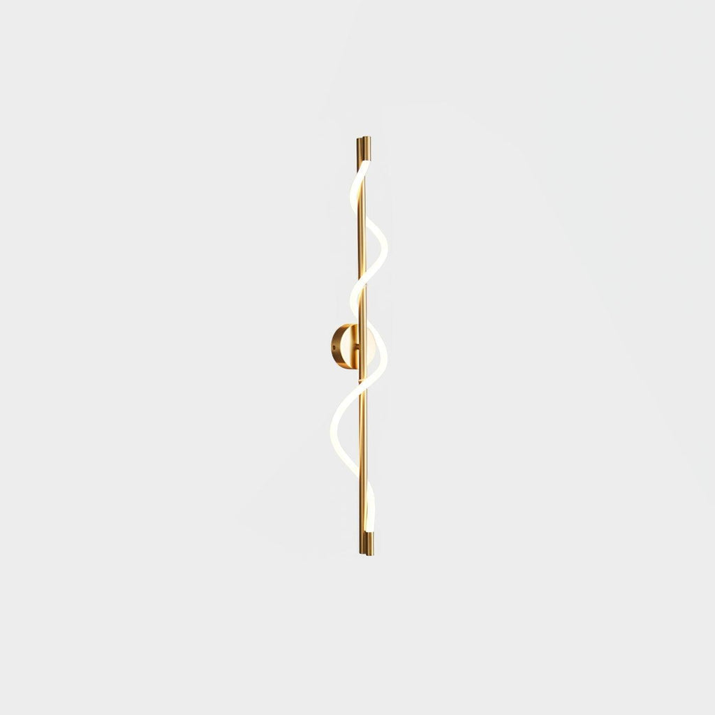 Fidora Applique murale sculpturale en laiton et silicone - Neutralighting