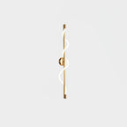 Fidora Applique murale sculpturale en laiton et silicone - Neutralighting