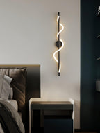 Fidora Applique murale sculpturale en laiton et silicone - Neutralighting
